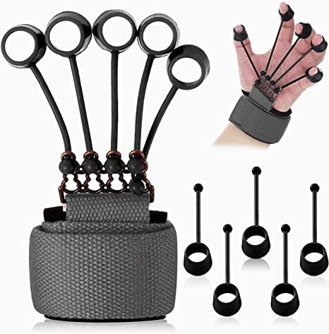 Enhance Your Grip: Finger Gripper Exerciser Hand Strengthener for Improved Finger Strength and Dexterity - Boost Performance and Build Muscular Hands Enhance Your Grip: Finger Gripper Exerciser Hand Strengthener for Improved Finger Strength and Dexterity - Boost Performance and Build Muscular Hands