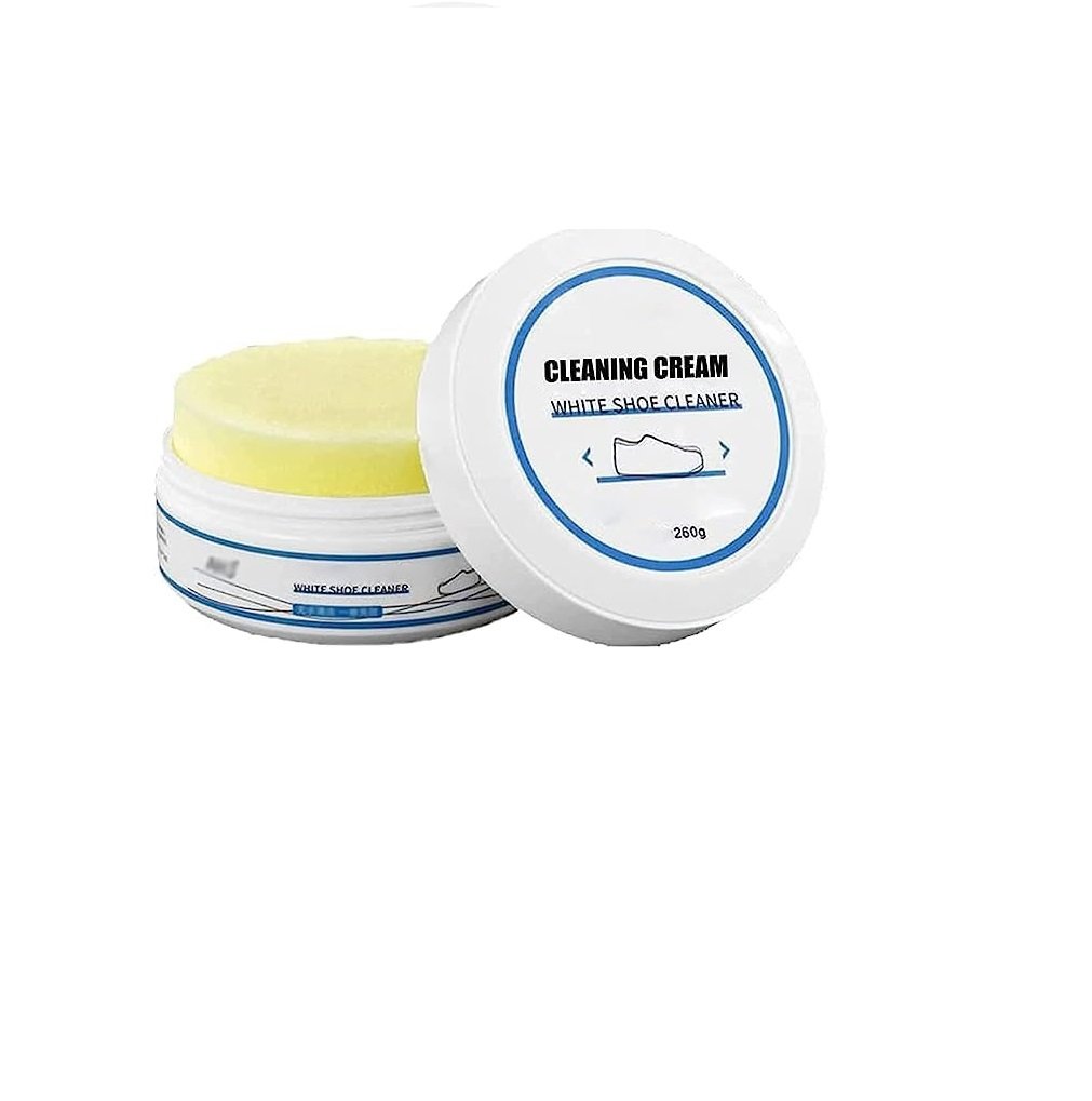 Shoe Cleaning Kit with Sponge: Revitalize Your Footwear Shoes Whitening Cleansing, Sneaker Cleaner, Stain Remover Cream for Shoe, for Sports Shoes, Leather Shoes