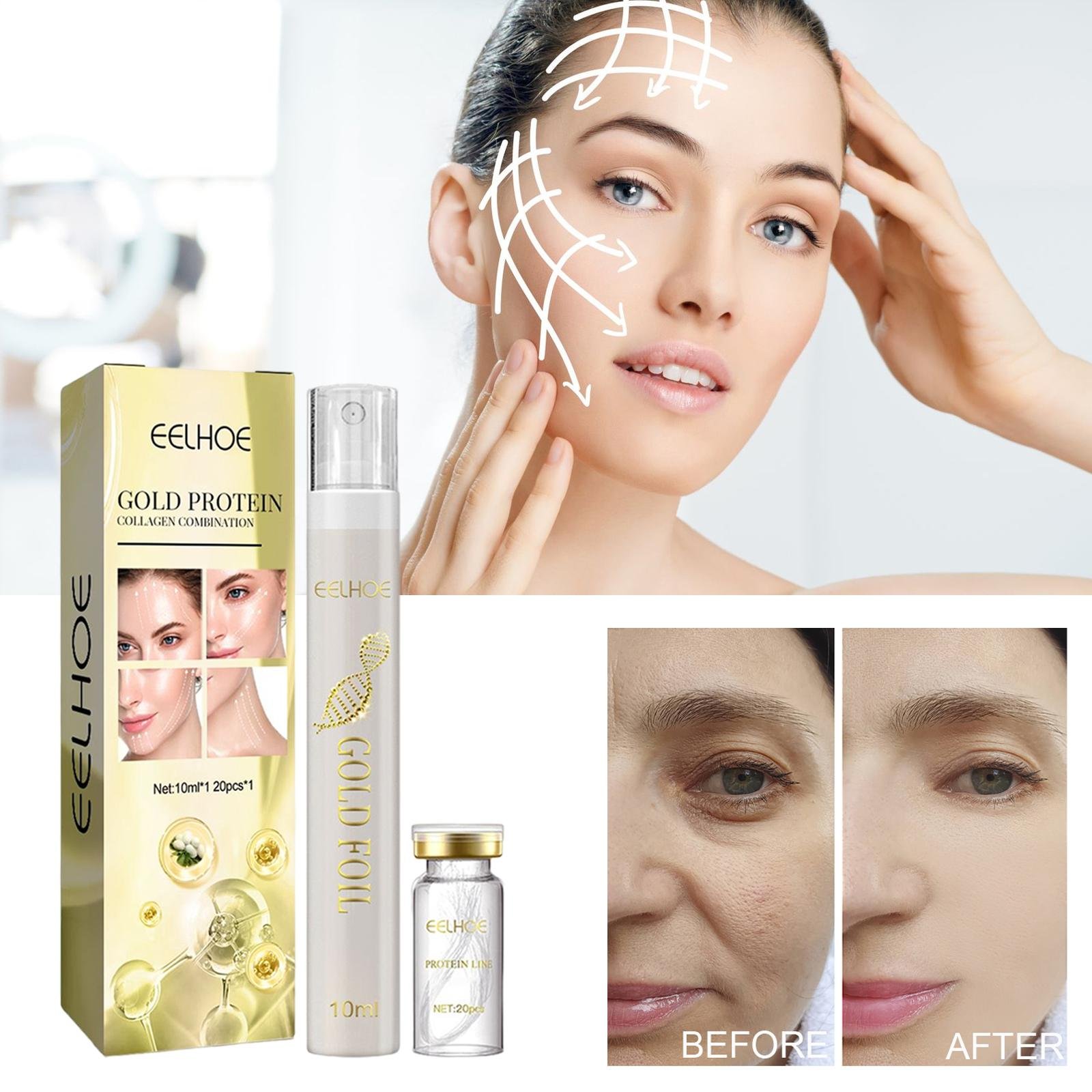 Protein Thread Lifting Set Reduce Fine Lines Face Lift Absorbable 1 Pcs 10ml Essence Health & Beauty | Skin Care | Anti-Aging Products