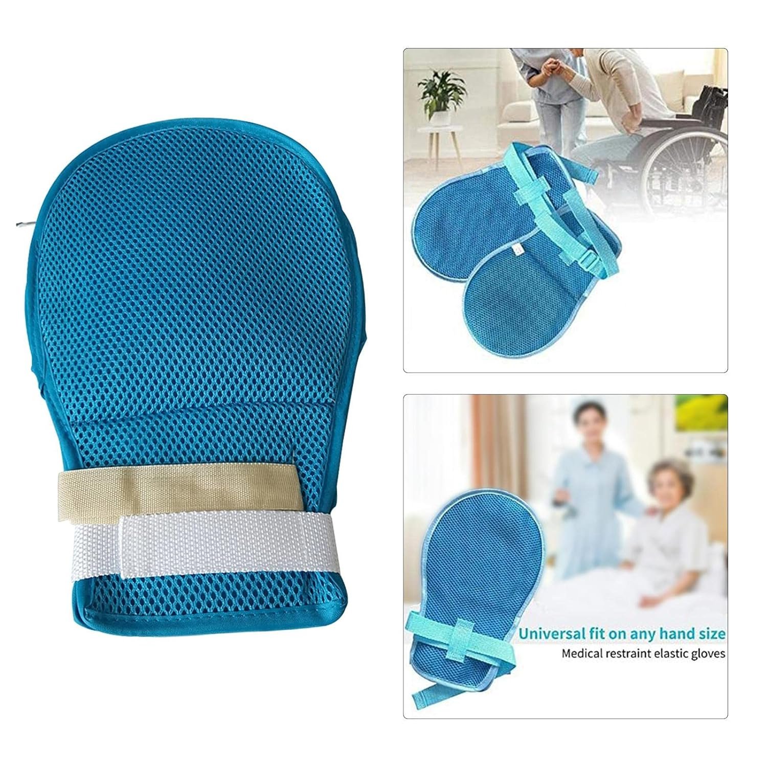 Safety Restraint Dementia Gloves Finger Control Mitts for Restraints Patient Health & Beauty | Health Care | Other Health Care Supplies