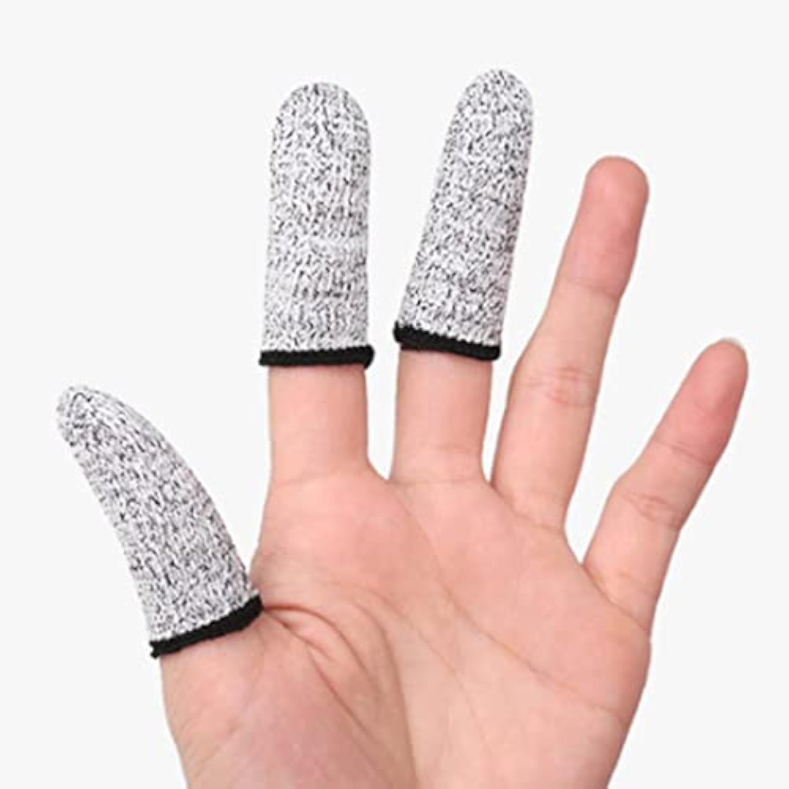 8pcs Finger Cots Cut Resistant Finger Sleeves, Glove Life Extender, Thumb Protectors Finger Covers Fingertip Protector for Cutting, Handicrafts, Craft, Kitchen, Sculpture 8pcs Finger Cots Cut Resistant Finger Sleeves, Glove Life Extender, Thumb Protectors Finger Covers Fingertip Protector for Cutting, Handicrafts, Craft, Kitchen, Sculpture