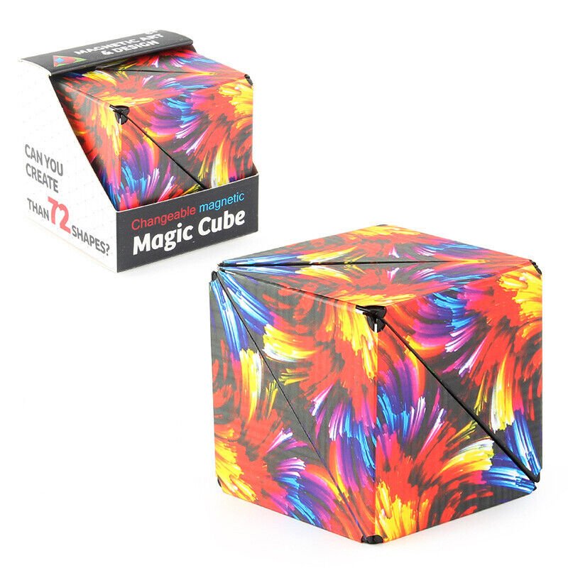 Popular Variety Magic Cube Toy 3d Solid Geometry Magnetic Magic Cube