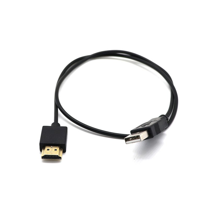 0.5 M USB To HDMI Cable Male Charger Cable Splitter Adapter For HDTV DVD