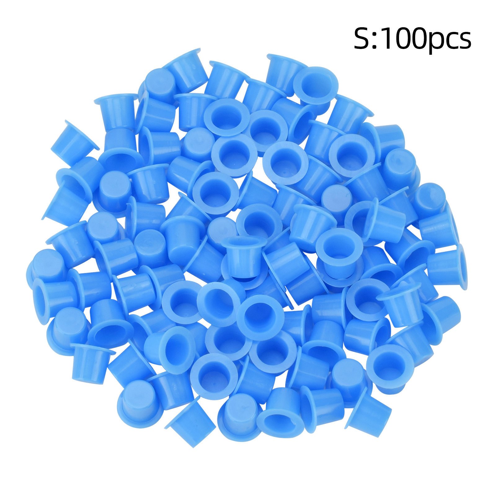 100 Pcs Tattoo Blue Tatto...
