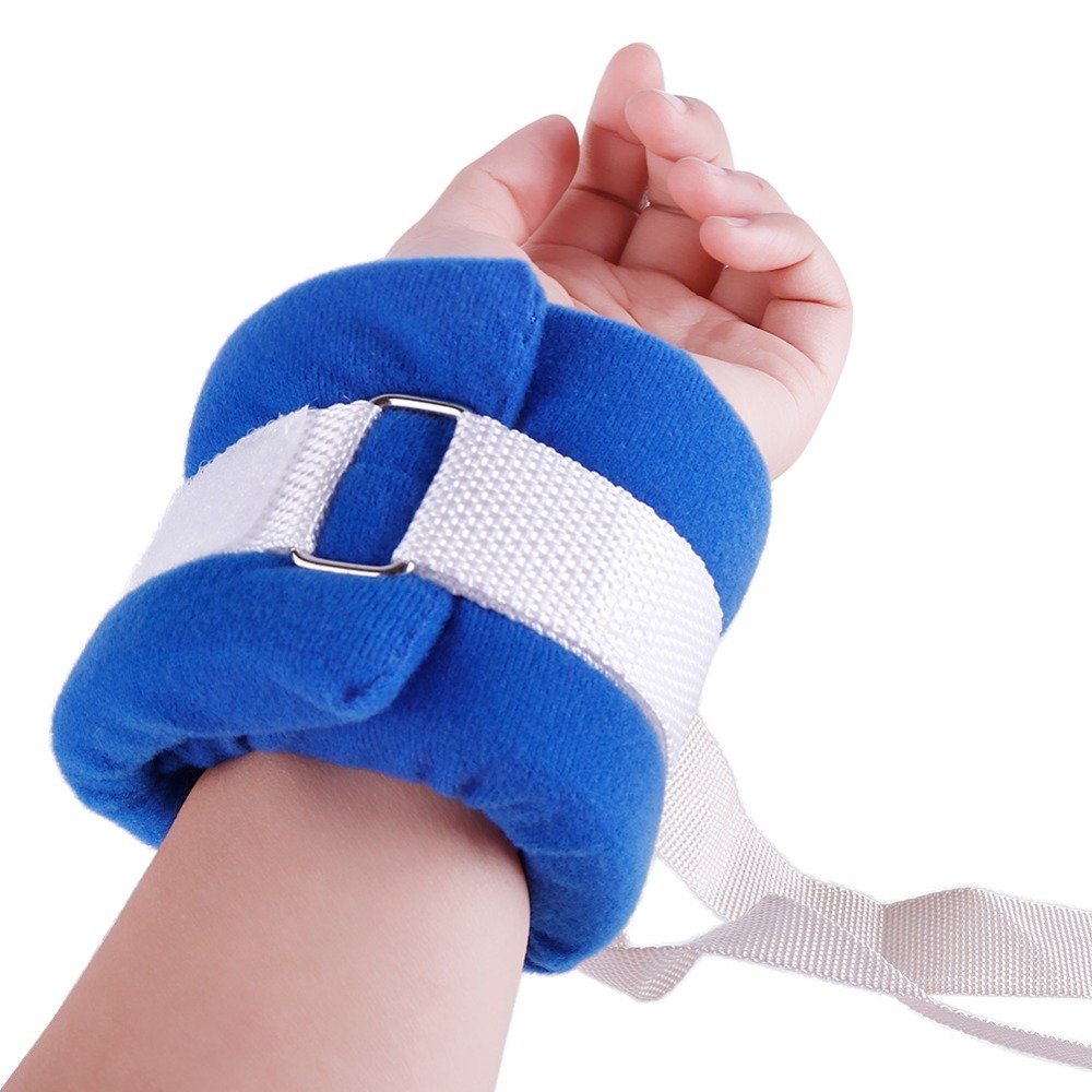1pcs Bedridden Patient Restraint Belt-blue 1pcs Bedridden Patient Restraint Belt-blue