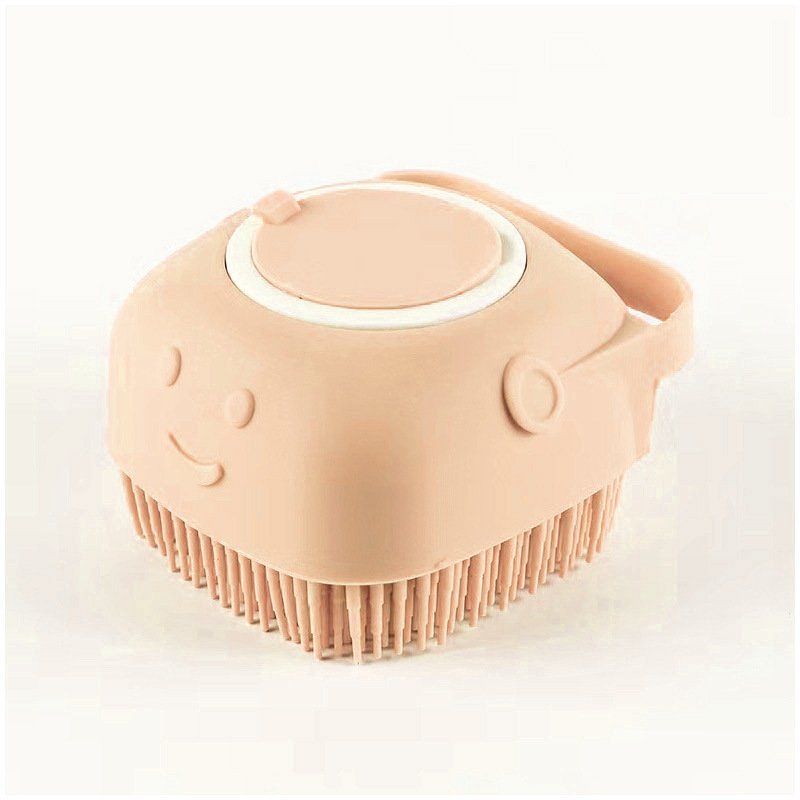 Pet Shower Brush (Beige square- opp bag)