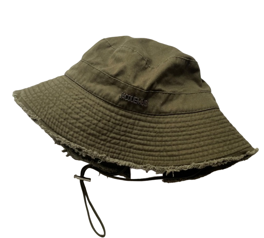 56-58cm Big Brimmed Fisherman Hat Female Sunshade Hat (Green-2)