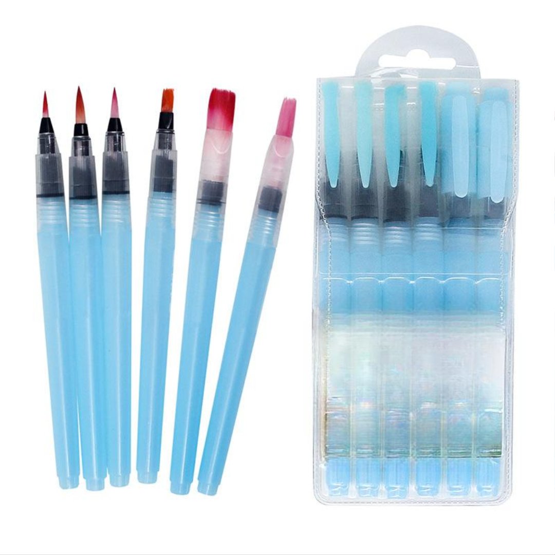 6 Pcs set Water Brush Pen Set