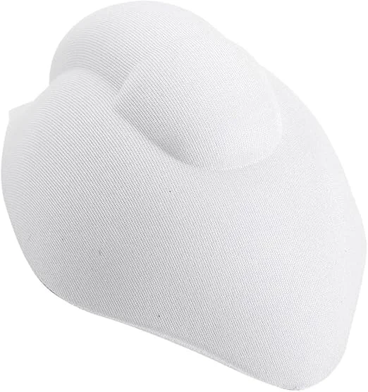 Men Underwear Enhancing Cup Bulge Protective Sponge Pad (White)