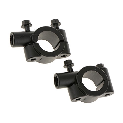1 Pair Motorcycle Bike Handlebar Mirror Clamp Mounting Bracke 1 Pair Motorcycle Bike Handlebar Mirror Clamp Mounting Bracke