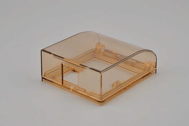 2 Pieces Transparent Receptacle Wallplate Cover 2 Pieces Transparent Receptacle Wallplate Cover