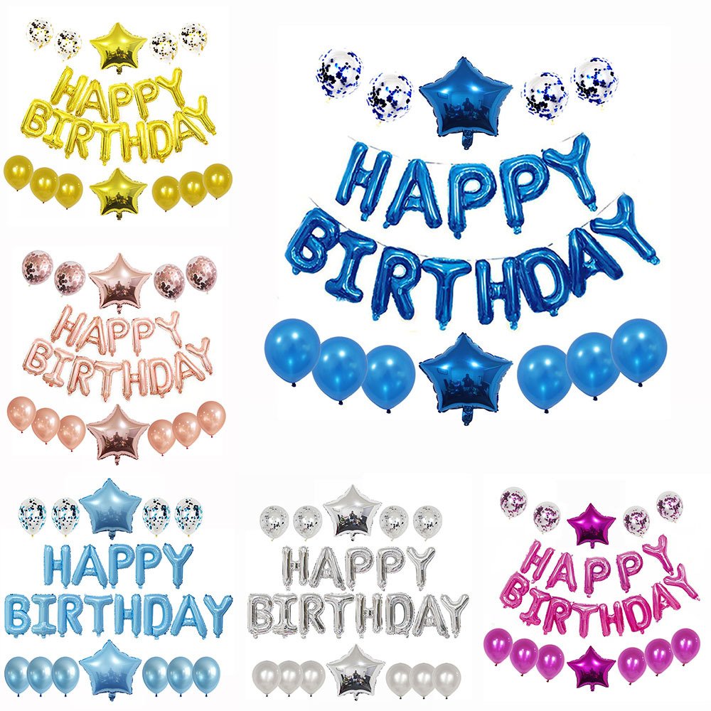 Creative Birthday Happy Balloon Decoration Set Creative Birthday Happy Balloon Decoration Set