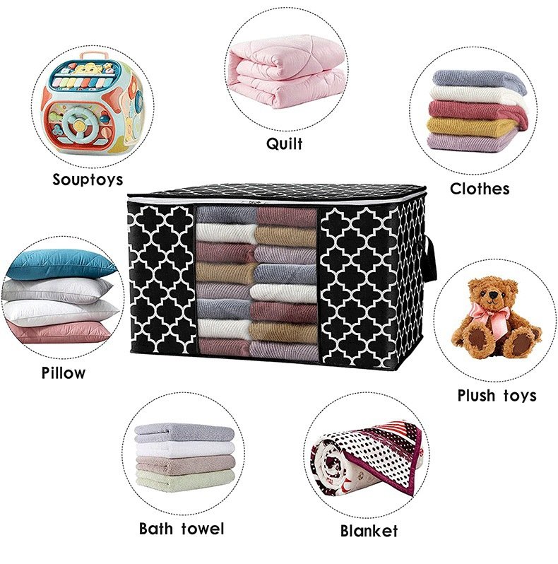 1 Pcs Storage Bag With La... 1 Pcs Storage Bag With La...
