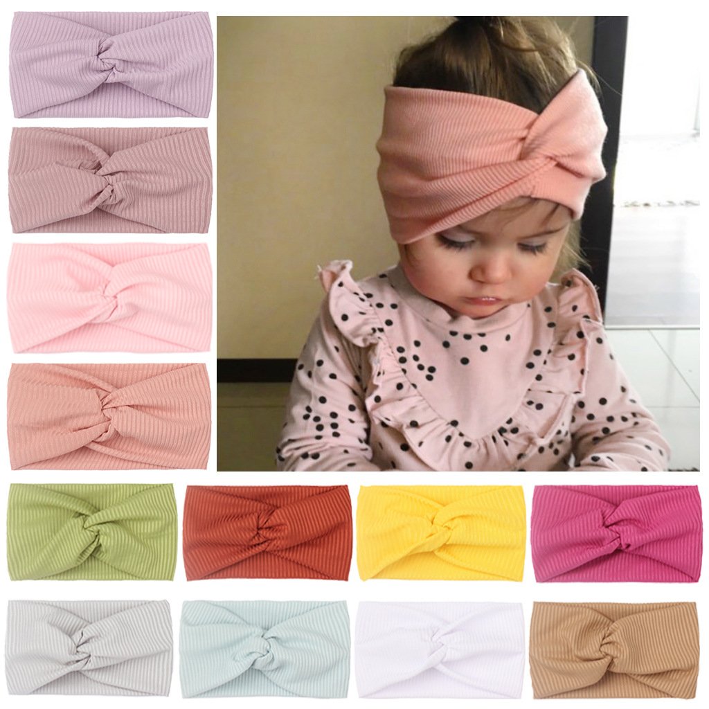 Children's Hair Strap Thread Cross Wide Edge Elastic Headband Hoop Baby Headband Baby Headband (Pink) Children's Hair Strap Thread Cross Wide Edge Elastic Headband Hoop Baby Headband Baby Headband (Pink)