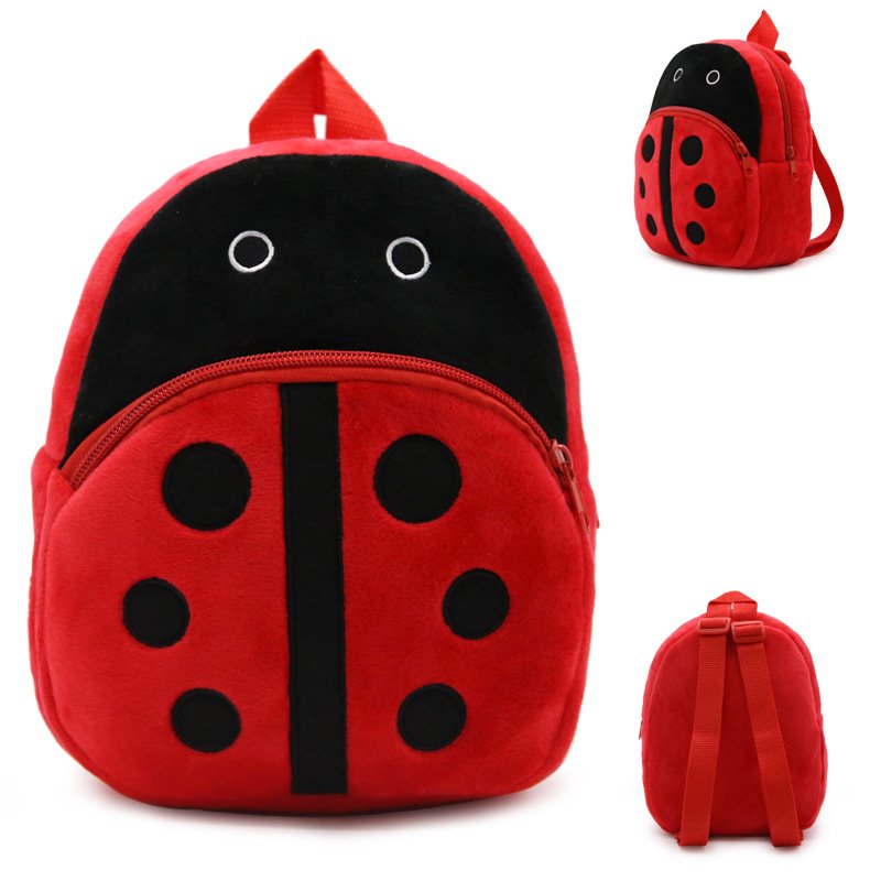 Cute Cartoon Anime Children's Backpack (Ladybugs)