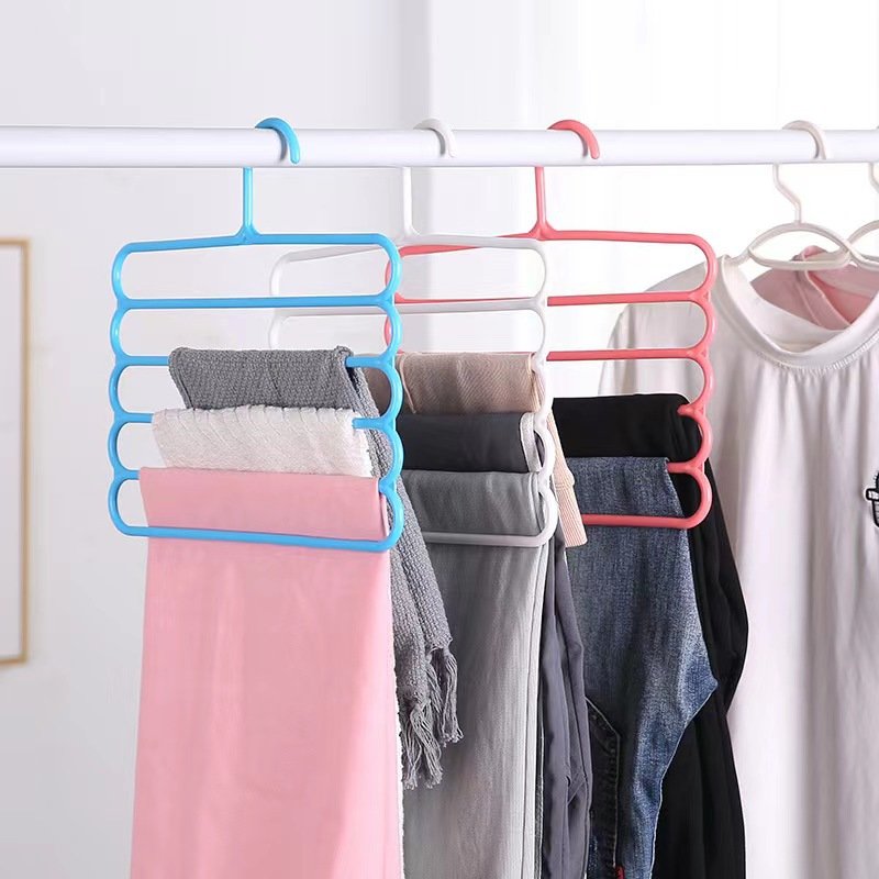 Trouser Rack, Trouser Clip, Multi-layer Wardrobe Hanger (Coffee) Trouser Rack, Trouser Clip, Multi-layer Wardrobe Hanger (Coffee)