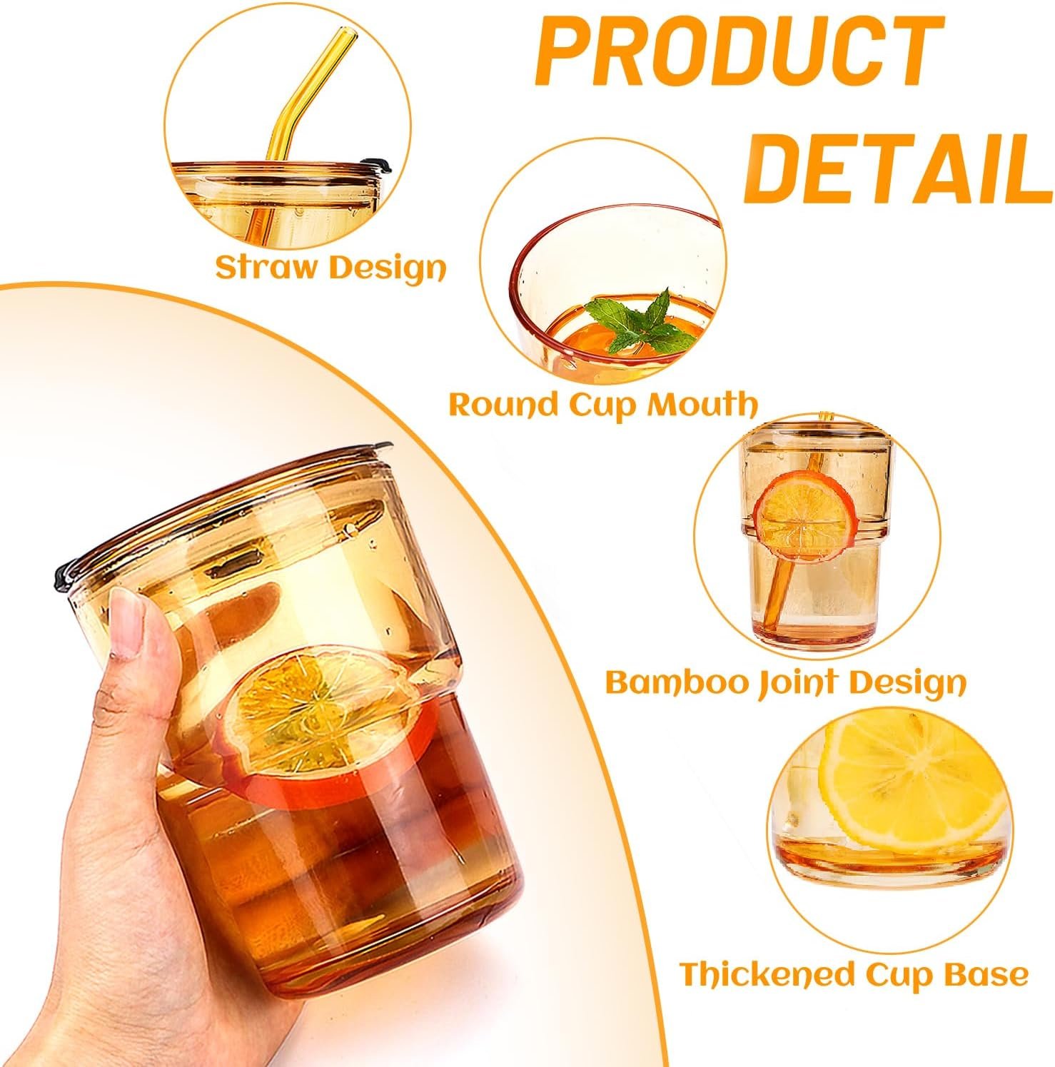 400ml Bamboo Glass Cup (blue leather case) 400ml Bamboo Glass Cup (blue leather case)