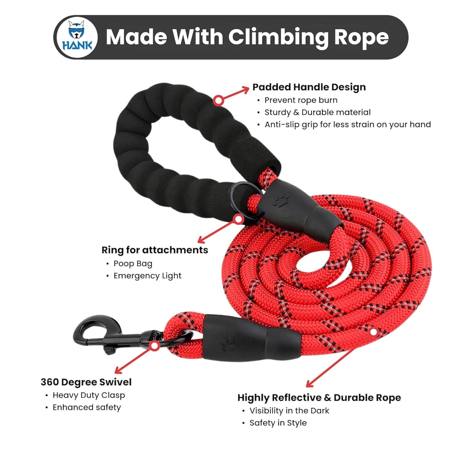 1.2m Pet Dog Leash (Red)... 1.2m Pet Dog Leash (Red)...