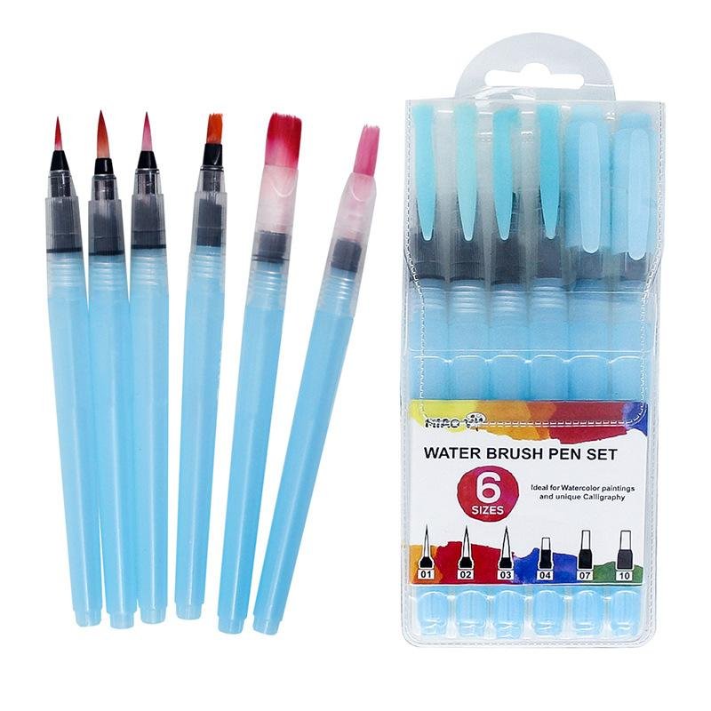 6 Pcs set Water Brush Pen Set