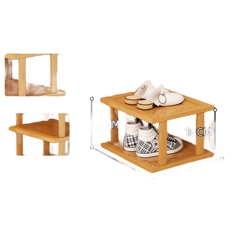 Bamboo Shoe Rack Storage Shoe Cabinet