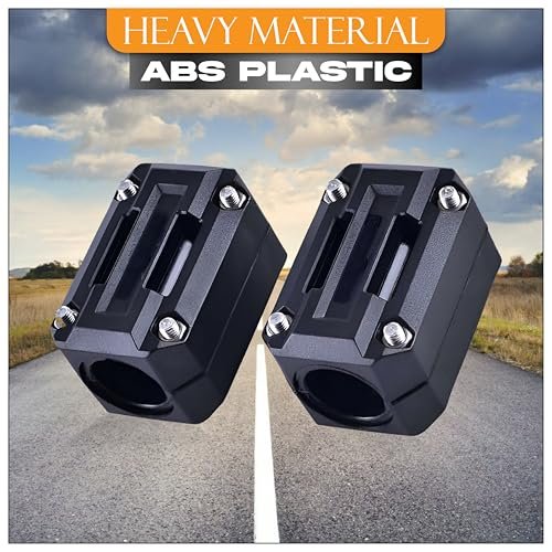 2pcs Universal Crash Guard Protection Blocks For Motorcycles