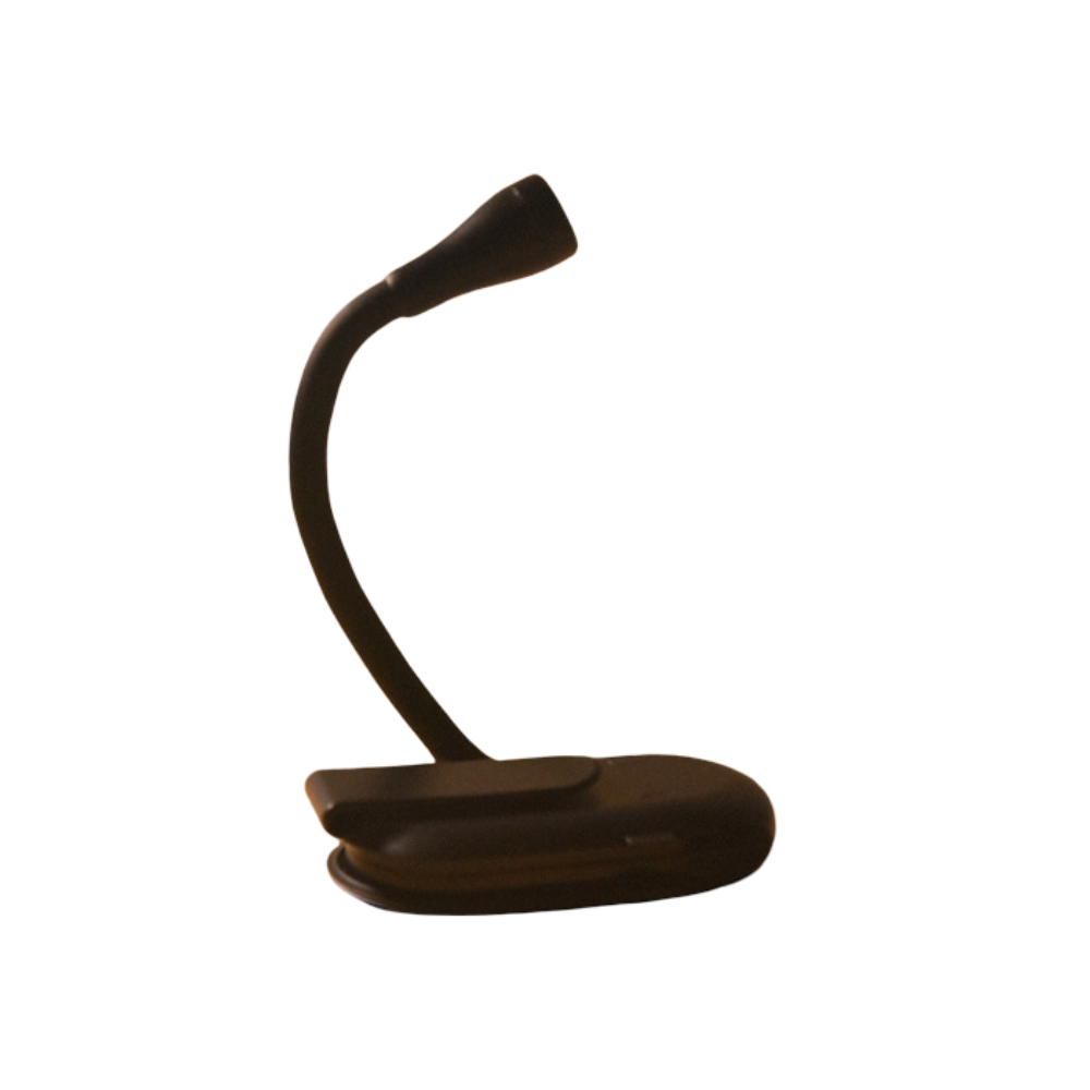 3w Mini Table Lamp USB Charging Portable Vertical Clip Dual Use Reading LED Night Light (white)