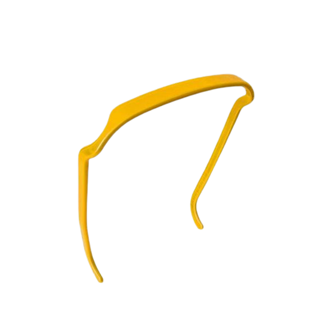 Square Shaped Glasses Headband (Yellow)
