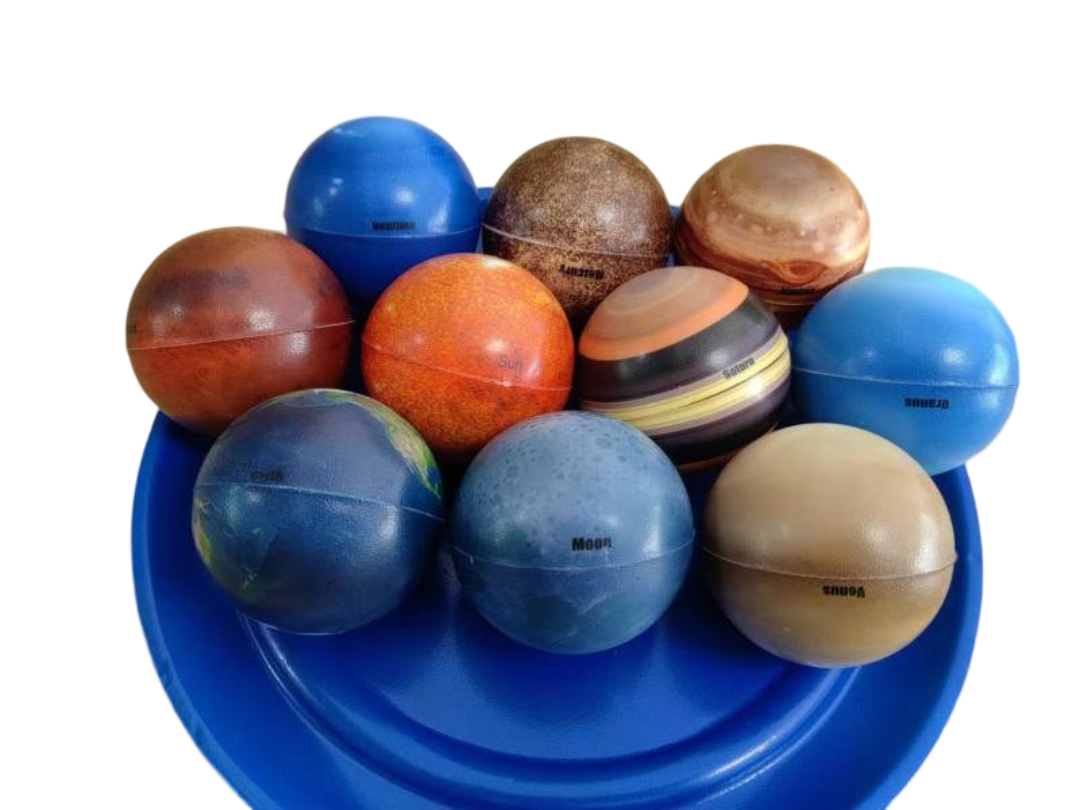 9Pcs 63mm Foam PU Travel Planet Children's Educational Toys