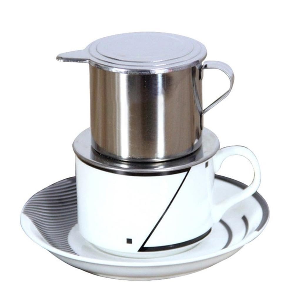 Stainless Steel Vietnamese Coffee Drip Filter Maker Infuser Pot 50mL