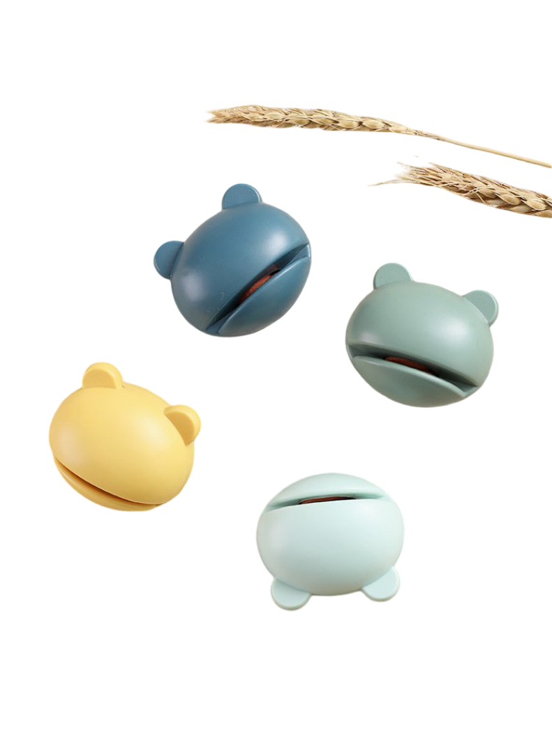 1 PS Cartoon Frog Knife Grinding Stone Tool Household Multi Functional Kitchen Knife Quick Grinding Tool Portable Anti Slip Grinding Scissors Kitchen Kitchenware (Blue)