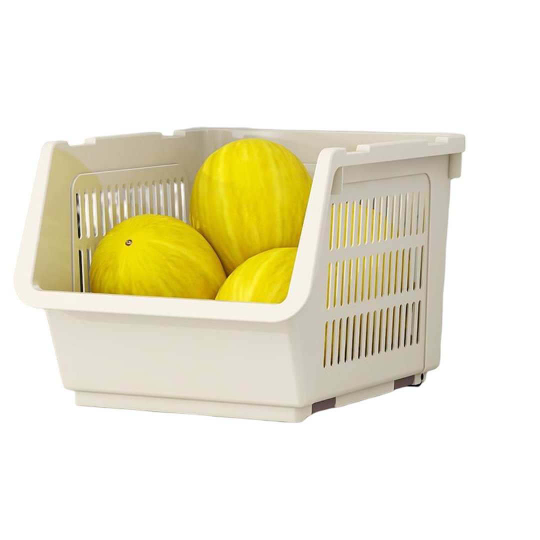 Floor Stackable File Kitchen Floor-mounted Multi-layer Stackable Storage Rack
