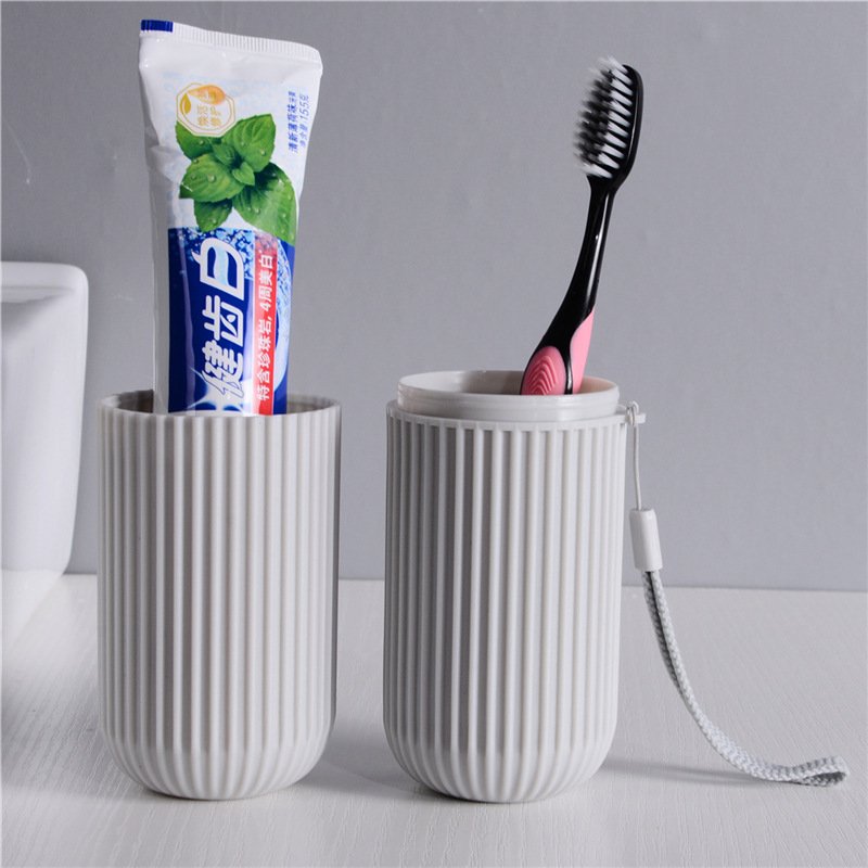 Toothpaste Bus Box Travel Toothbrush Box Toothpaste Storage Tube Grey (OPP Bagged)