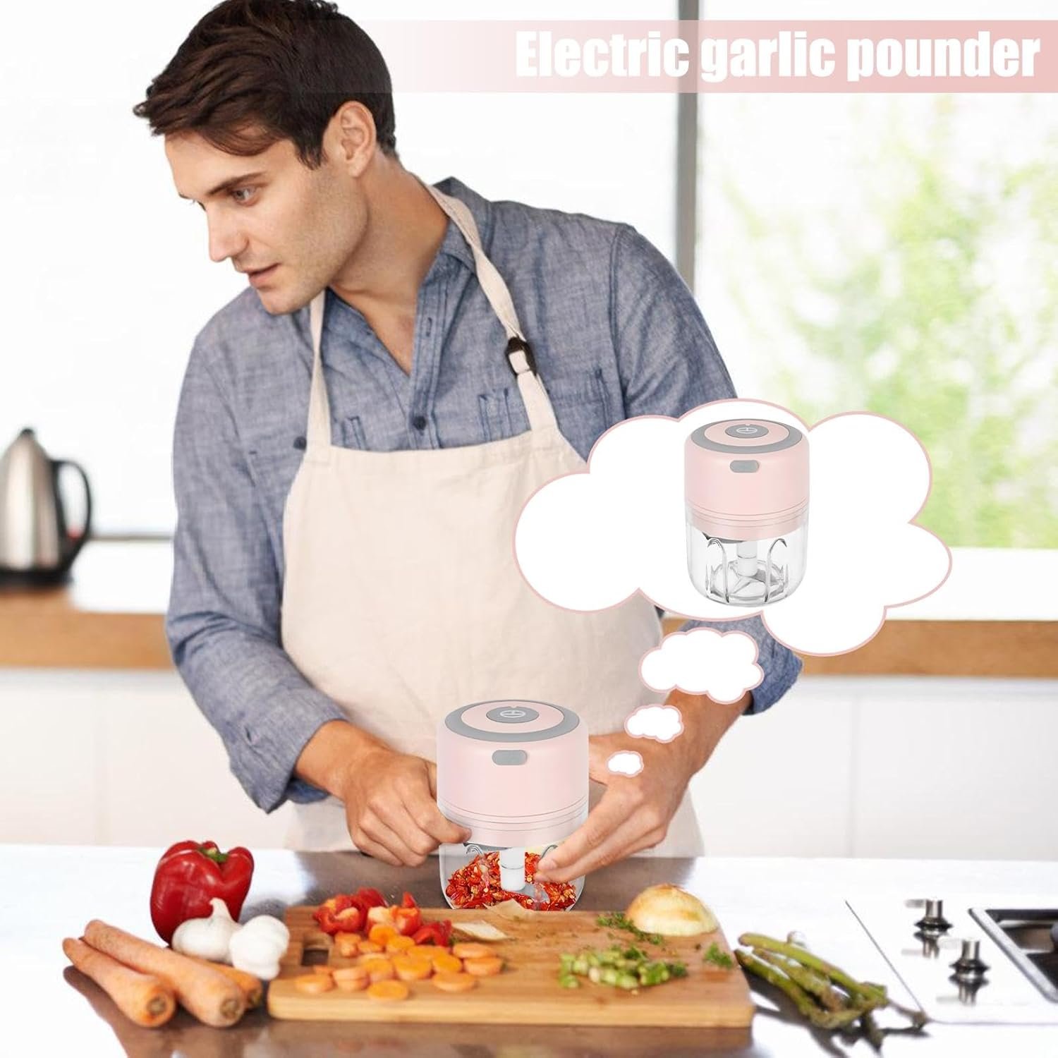 Electric Garlic Mince Garlic Mince (pink) Electric Garlic Mince Garlic Mince (pink)