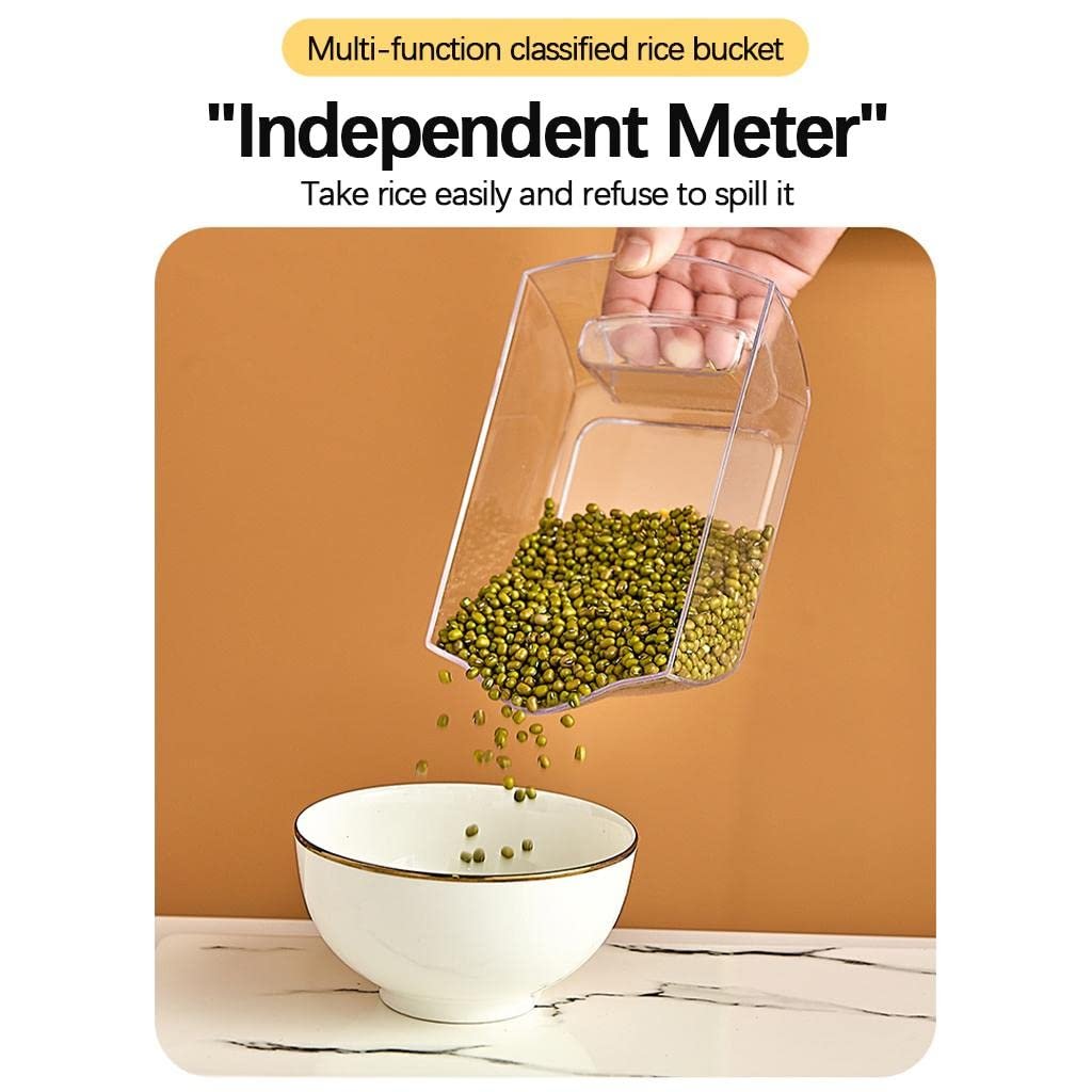 Rotating Household Rice Bucket