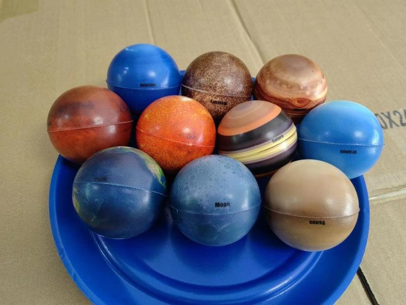 9Pcs 63mm Foam PU Travel Planet Children's Educational Toys 9Pcs 63mm Foam PU Travel Planet Children's Educational Toys