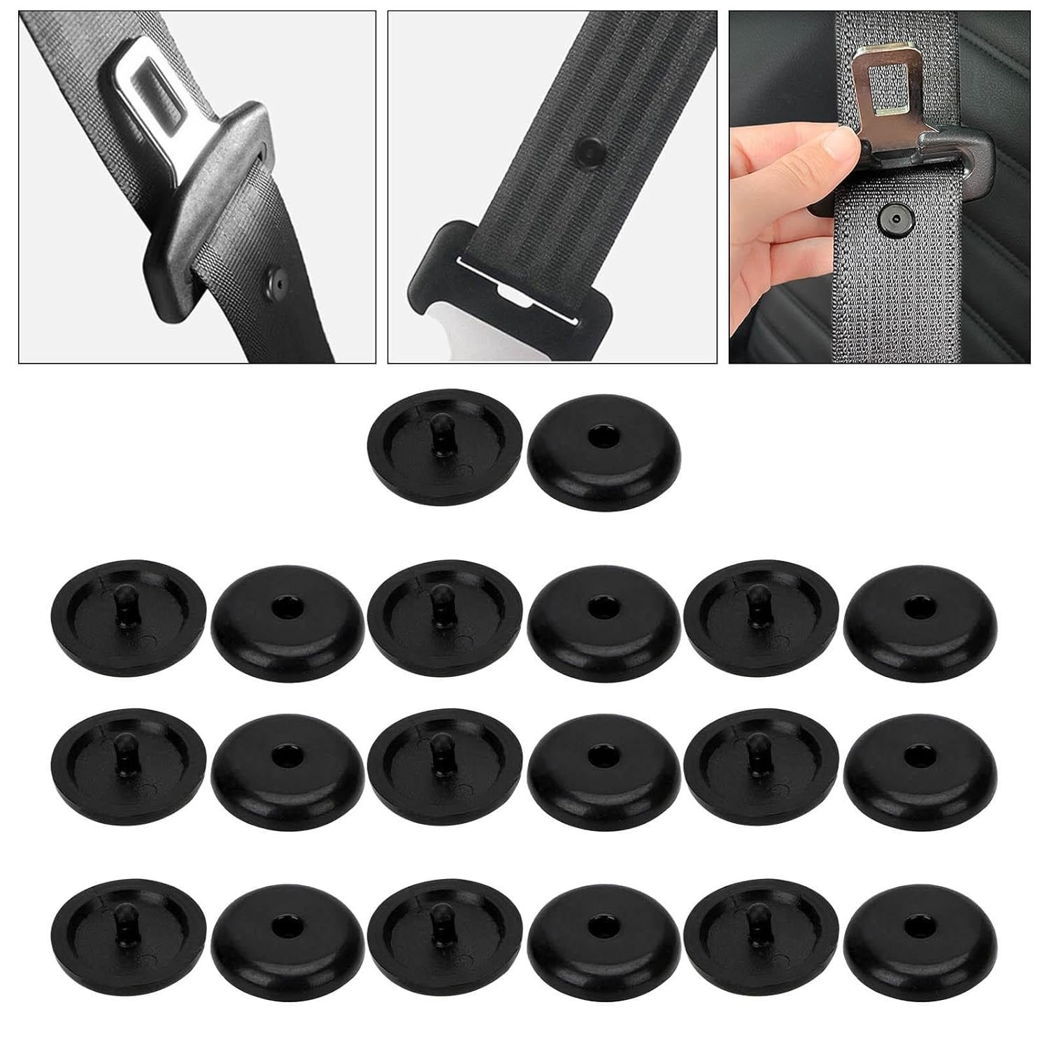 10 Pairs Seat Belt Stop B... 10 Pairs Seat Belt Stop B...