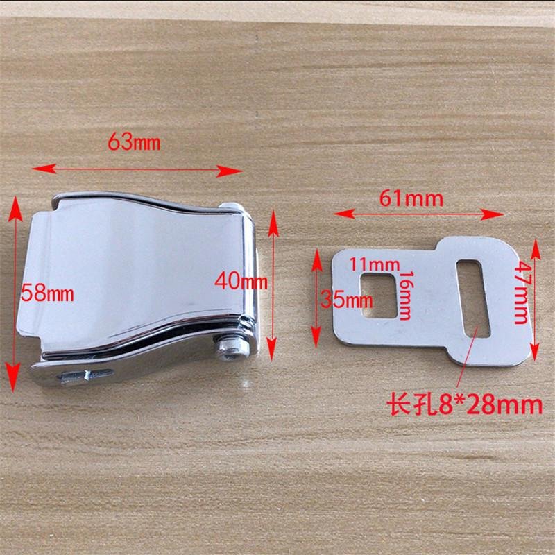 Airplane Seat Belt Buckle Replace Parts Aluminum Airline Seatbelt Buckle
