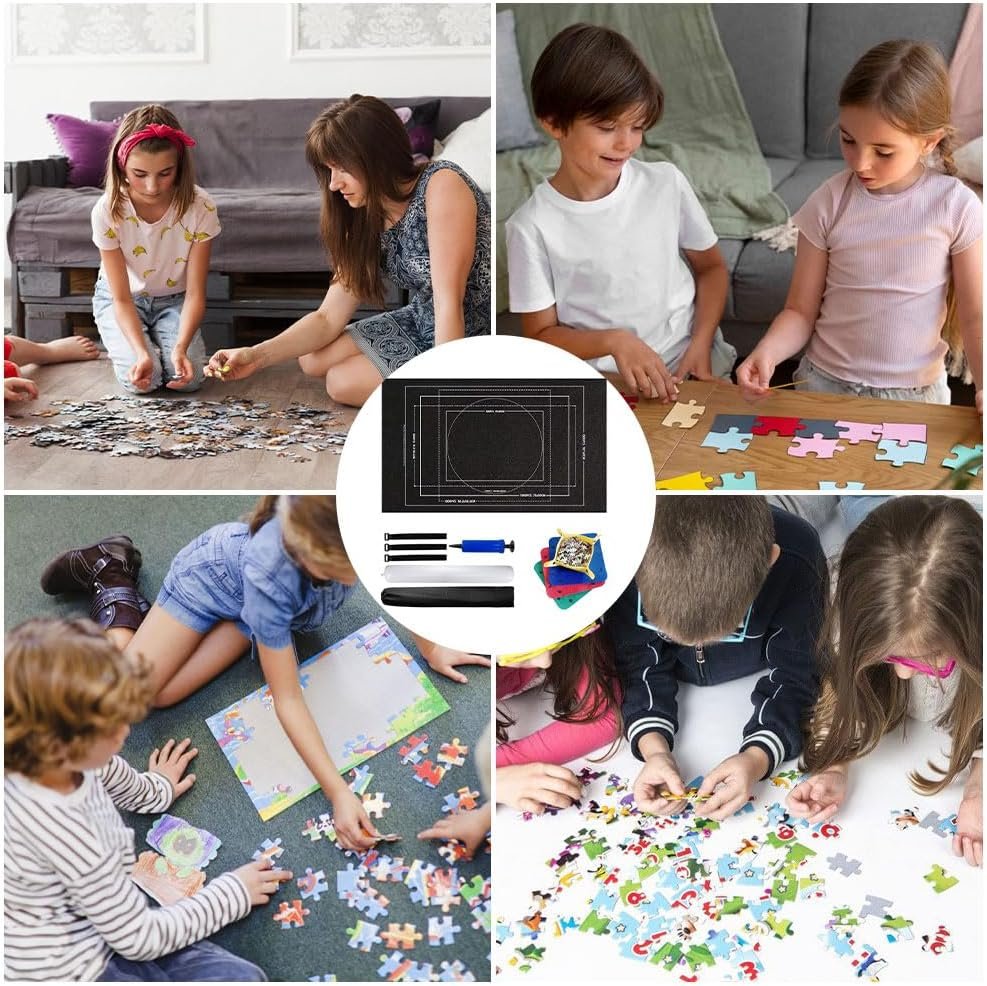 Felt Puzzle Floor Mat Puzzle Storage Mat For 1500 Count Jigsaw Pieces
